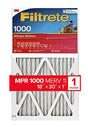 Filtrete AL28-4 Air Filter, 18 in L, 30 in W, 11 MERV, 1000 MPR, Polypropylene Frame, Pack of 4