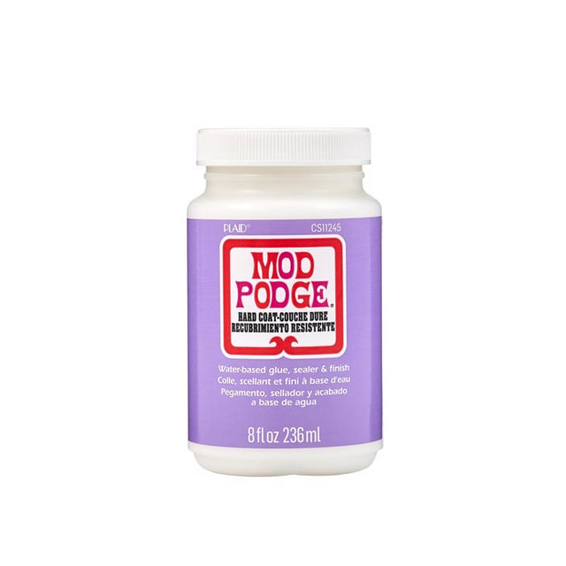 Plaid Mod Podge High Strength Glue White Hard Coat Decoupage 8 oz