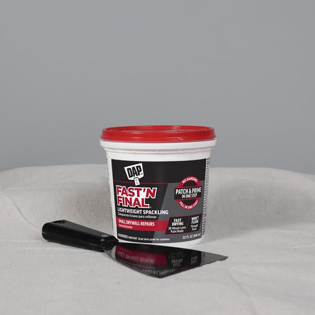 DAP Fast 'N Final Ready to Use White Lightweight Spackling Compound 32 oz
