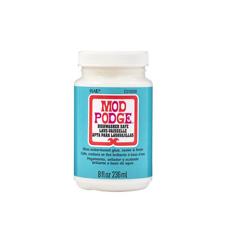 Plaid Mod Podge High Strength Glue Dishwasher-Safe Gloss Decoupage 8 oz, Pack of 3