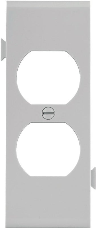 Eaton Wiring Devices STC8W Sectional Wallplate, 4-1/2 in L, 2-3/4 in W, 1 -Gang, Polycarbonate, High-Gloss