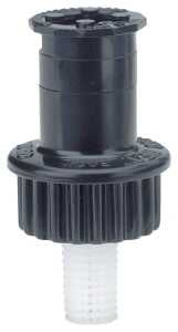 Toro 53124 Spray Sprinkler, 1/2 in Connection, 5 to 15 ft, 27 deg Nozzle Trajectory, Side Strip Nozzle, Plastic