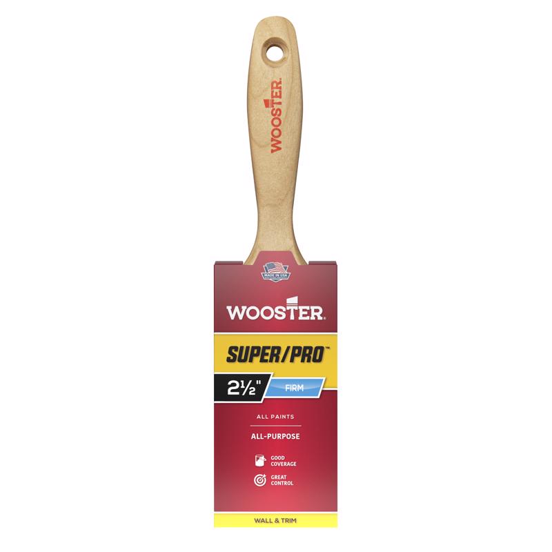 Wooster Super/Pro 2-1/2 in. Firm Flat Paint Brush