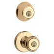 Kwikset 690T 3CP6ALRCSK6 Combination Lockset, Left, Right, Knob Handle, Tylo Design, 3 Grade