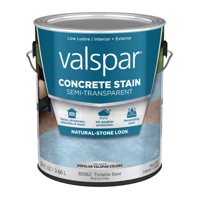 Valspar Semi-Transparent Tintable Base Concrete Stain 1 gal, Pack of 4