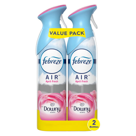 Febreze Air Downy April Fresh Scent Air Freshener 17.6 oz Aerosol, Pack of 3