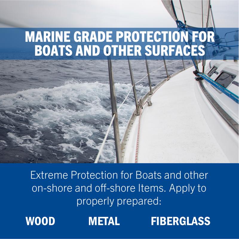 Rust-Oleum Marine Coatings Outdoor Gloss Navy Blue Marine Topside Paint 1 qt