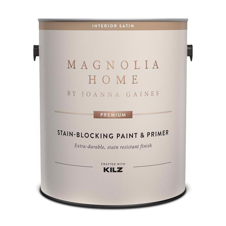 Magnolia Home by Joanna Gaines Satin Tint Base Base 1 Paint and Primer Interior 1 gal, Pack of 4