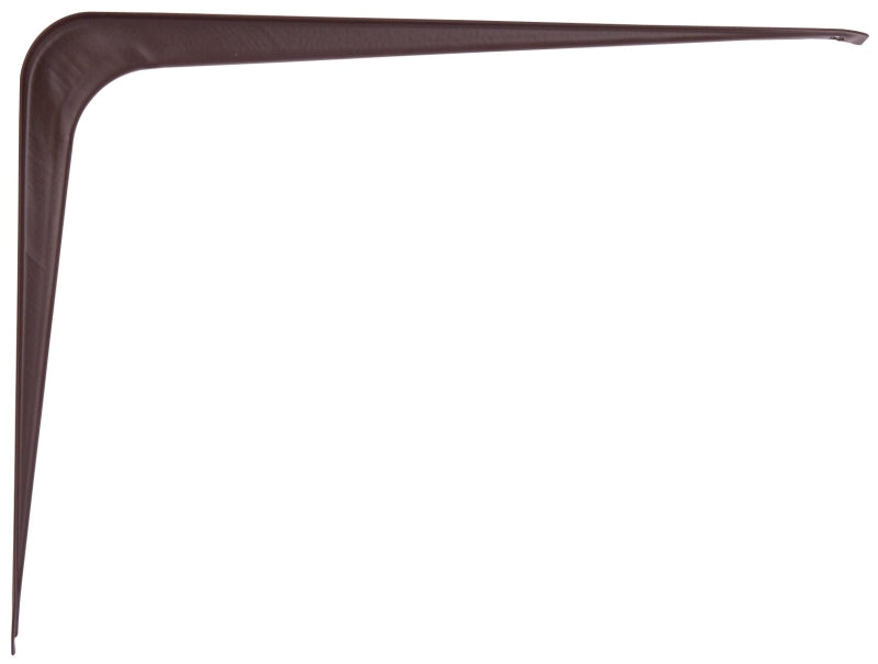 ProSource 21140CHO-PS Shelf Bracket, 110 lb/Pair, 10 in L, 8 in H, Steel, Chocolate, Pack of 20