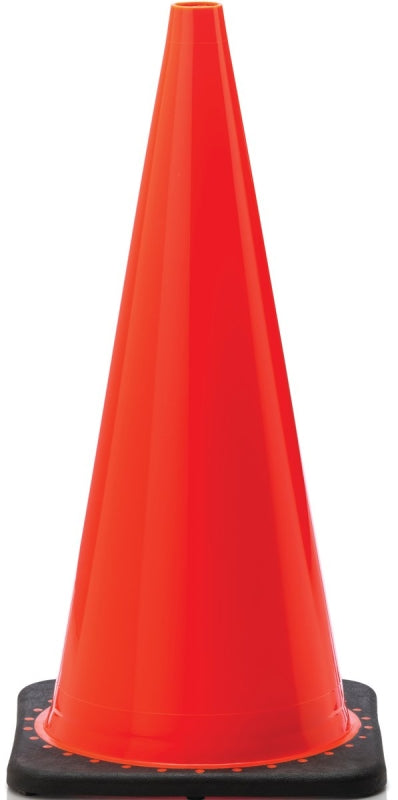JBC Revolution RS Series RS70025C Traffic Safety Cone, PVC Cone, Fluorescent Orange Cone