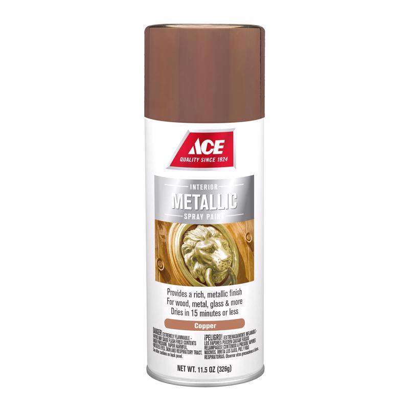 Ace Metallic Copper Spray Paint 11.5 oz, Pack of 6
