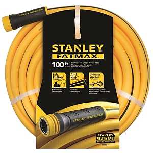 STANLEY BDS6652 Garden Hose, 100 ft L, Polyurethane/PVC, Yellow