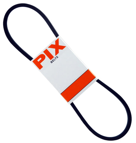 PIX B85/5L880 V-Belt, 88 in Outside Circumference, Molded Cog, 21/32 in W, 3/8 in Thick, Black