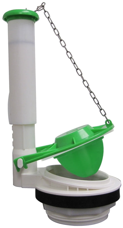 Keeney K835-12 Flush Valve, Plastic, 3 in ID x 3.16 in OD Dimensions