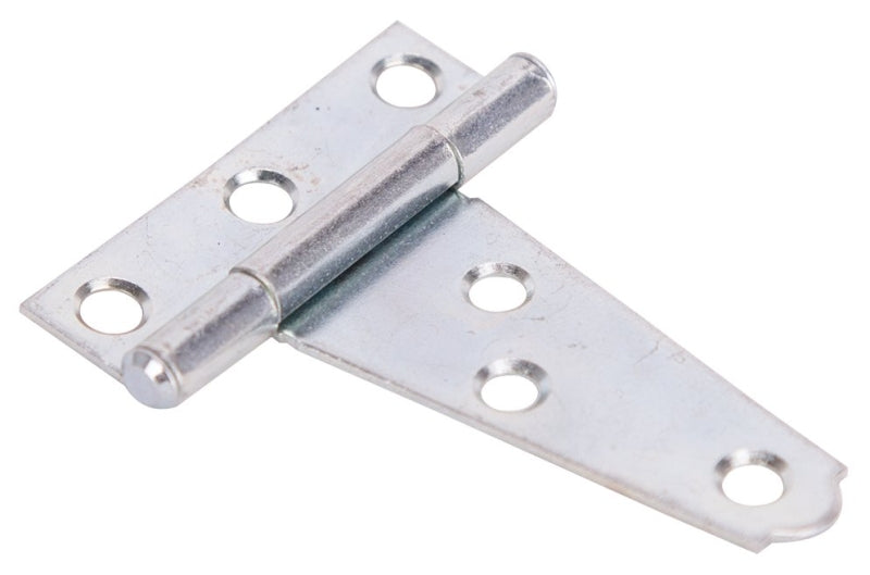 ProSource LTH-Z02-013L T-Hinge, Steel, Zinc, Fixed Pin, 180 deg Range of Motion, 8 (Pc) lb, Pack of 10