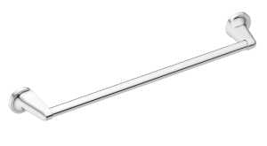 Moen 5824CH Towel Bar, 3-1/8 in Projection, 27 in OAL, 3.13 in OAW, 24 in L Rod, Zinc, Chrome, Surface