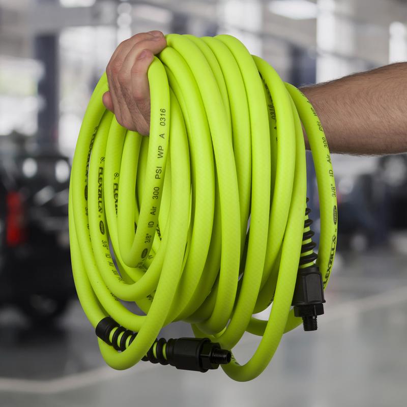 Legacy Flexzilla Pro 25 ft. L X 1/4 in. D Hybrid Polymer Air Hose 300 psi Zilla Green