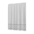 Sttelli Radiance 72 in. H X 72 in. W White Shower Curtain Polyester, Pack of 3