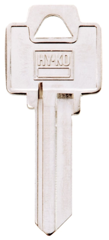 Hy-Ko 11010WR5 Key Blank, Brass, Nickel, For: Weiser WR5 Locks, Pack of 10