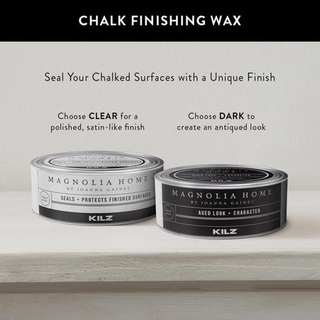 Magnolia Home by Joanna Gaines KILZ Flat Chalk Finish Tint Base Base 1 Furniture Paint Interior 1 qt, Pack of 6