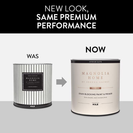 Magnolia Home by Joanna Gaines Matte Tint Base Base 3 Paint and Primer Interior 1 qt, Pack of 6
