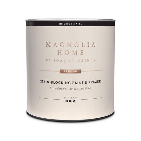 Magnolia Home by Joanna Gaines Matte Tint Base Base 1 Paint and Primer Interior 1 qt, Pack of 6