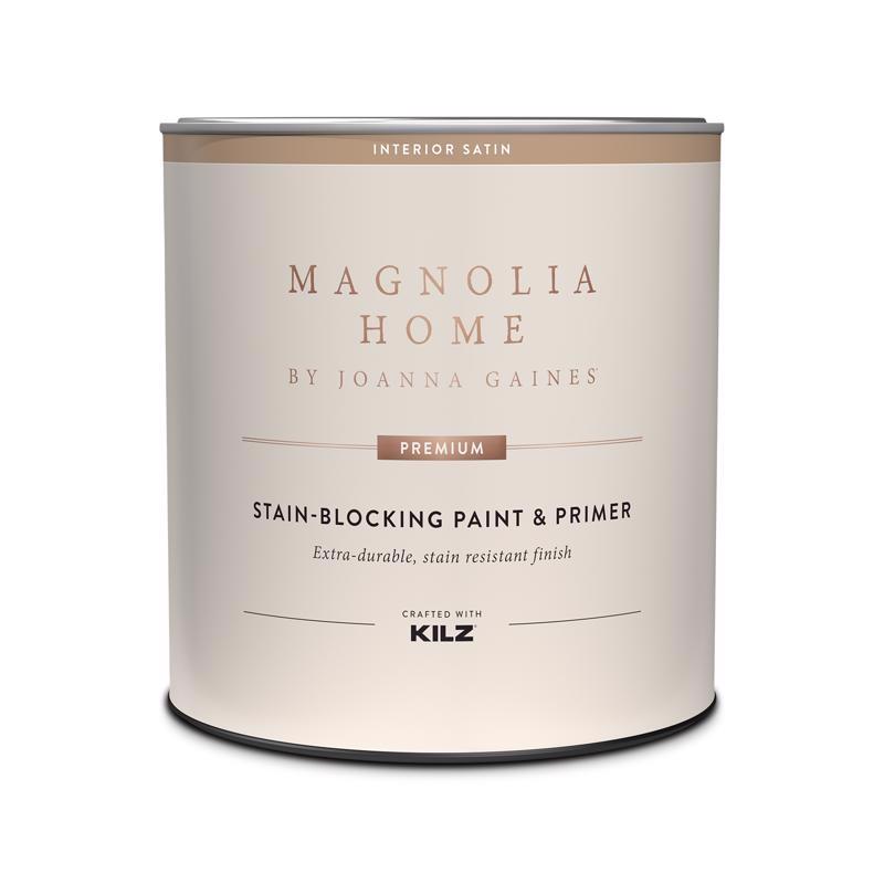 Magnolia Home by Joanna Gaines Satin Tint Base Base 3 Paint and Primer Interior 1 qt, Pack of 6