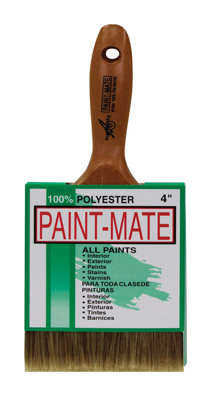 ArroWorthy Paint Mate 4 in. Angle Paint Brush, Pack of 12
