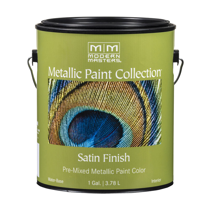 Modern Masters Metallic Paint Collection Satin Gold Rush Water-Based Metallic Paint 1 gal