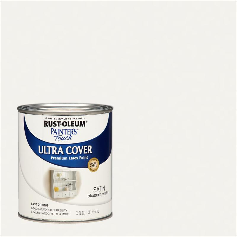 Rust-Oleum Painters Touch Ultra Cover Blossom White Ultra Cover Paint 1 qt, Pack of 2
