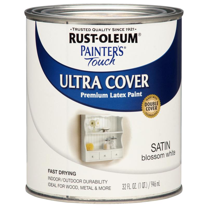 Rust-Oleum Painters Touch Ultra Cover Blossom White Ultra Cover Paint 1 qt, Pack of 2