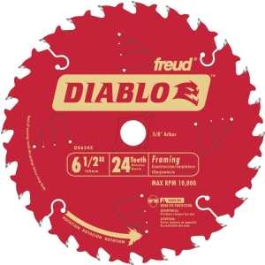 CIRC SAW BLADE 6-1/2-24T FRAME