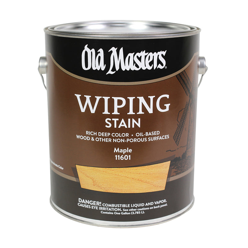 Old Masters Semi-Transparent Maple Oil-Based Wiping Stain 1 gal, Pack of 2