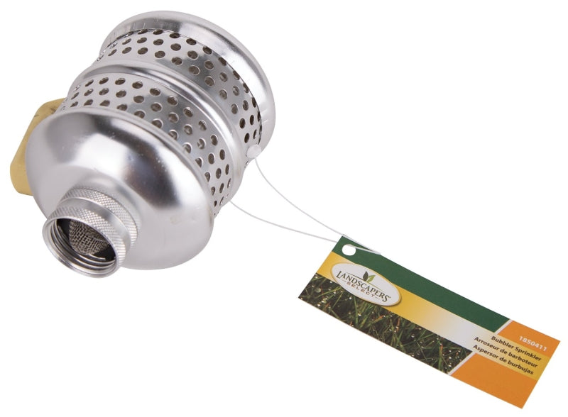 Landscapers Select BS-1 Bubbler Sprinkler, Aluminum, Silver