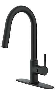Boston Harbor FP4AF272BL Contemporary Pull-Down Kitchen Faucet, 1.8 gpm, 1-Handle, 1 or 3-Faucet Hole