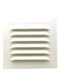 Duraflo 621218 Gable Vent, 20-1/2 in L, 14.813 in W, Polypropylene, White
