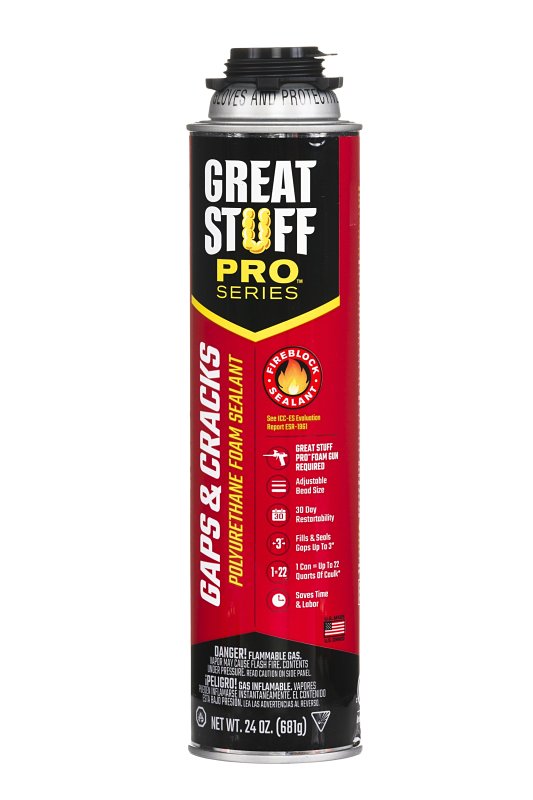 Great Stuff 341557 Foam Sealant, Orange, 24 oz Can