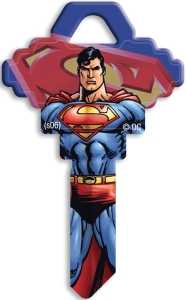 Hy-Ko 15005SC1-SM2 Key Blank, Superman, Painted, Pack of 5