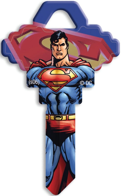 Hy-Ko 15005SC1-SM2 Key Blank, Superman, Painted, Pack of 5