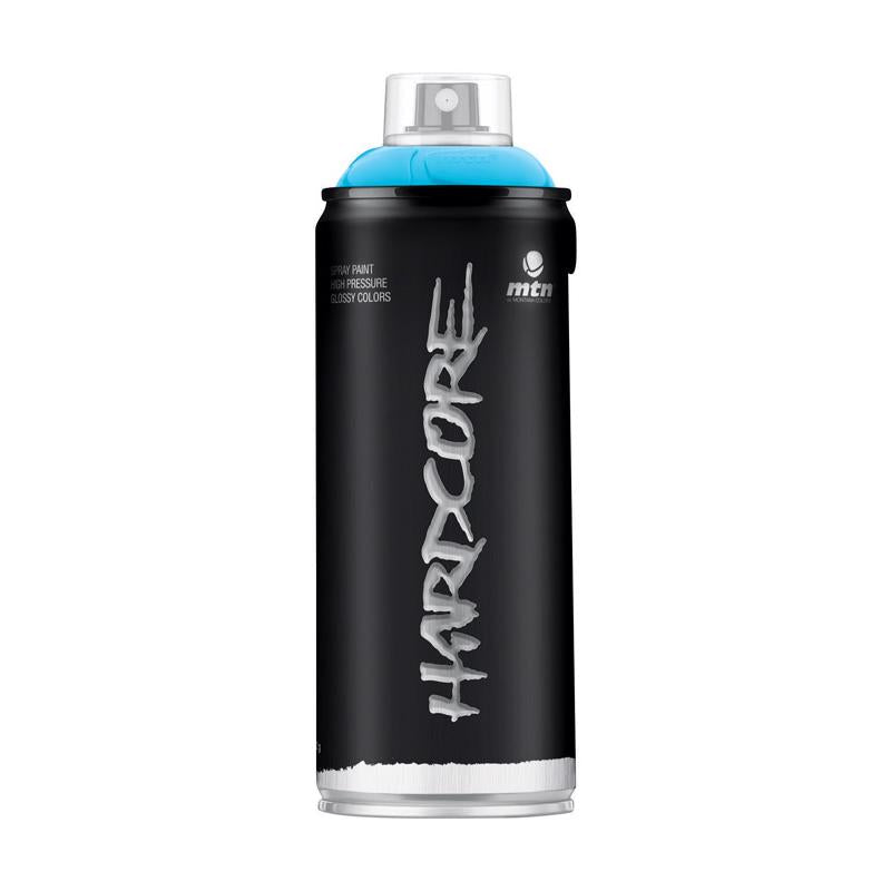 MTN Hardcore Gloss Light Blue Spray Paint 11 oz, Pack of 6