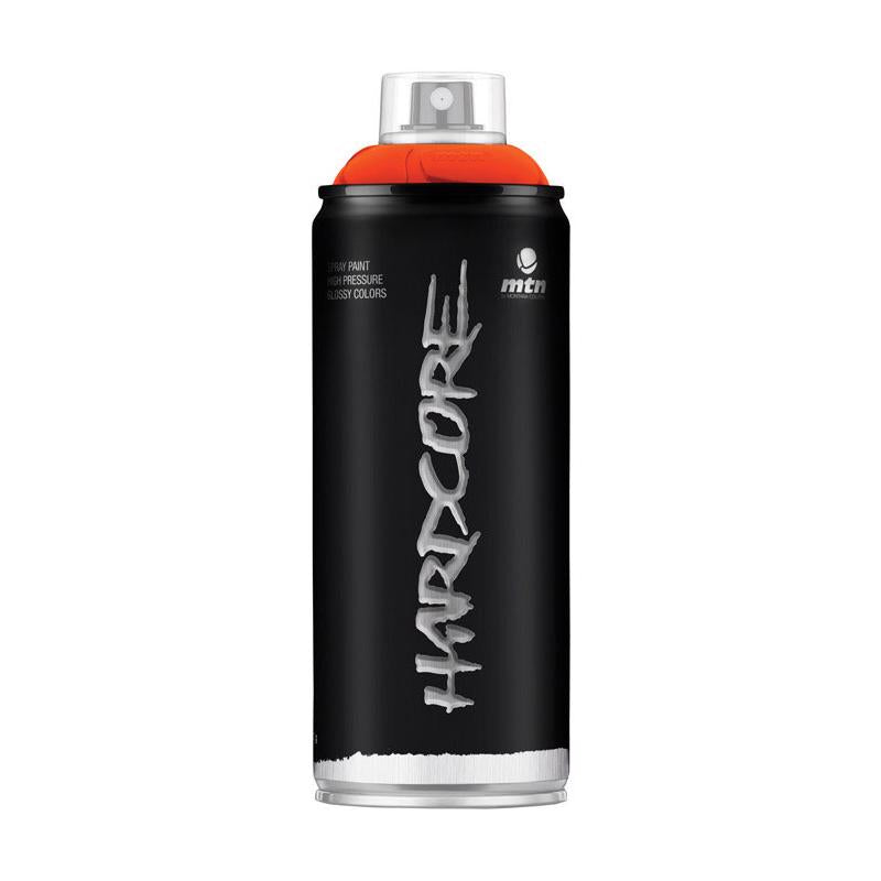 MTN Hardcore Gloss Kalani Orange Spray Paint 11 oz, Pack of 6