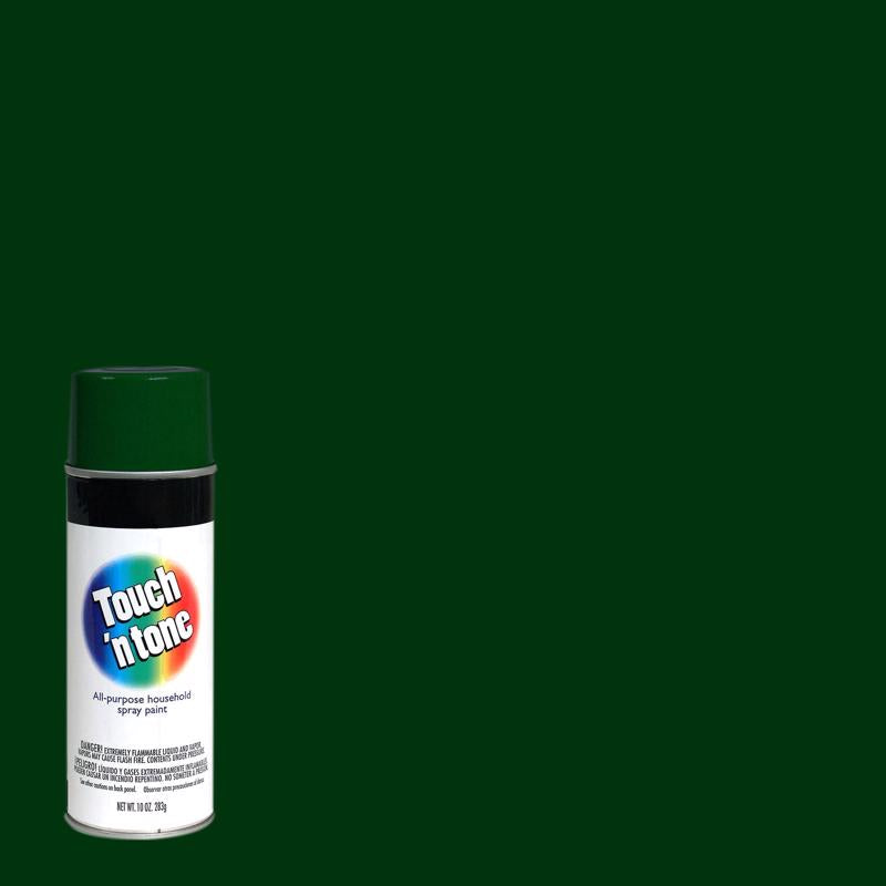 Rust-Oleum Touch n Tone Gloss Hunter Green Spray Paint 10 oz, Pack of 6