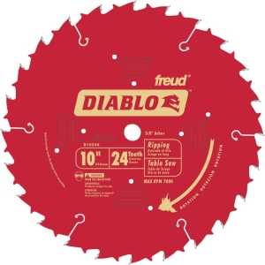 CIRC SAW BLADE 10IN 24T RIP