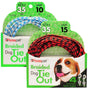 Boss Pet PDQ Q241000099 Pet Tie-Out Belt, Braided, 10 ft L Belt/Cable, Poly
