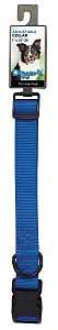 Boss Pet 2958002 Adjustable Dog Collar, 18 to 26 in L Collar, 1 in W Collar, Nylon, Blue
