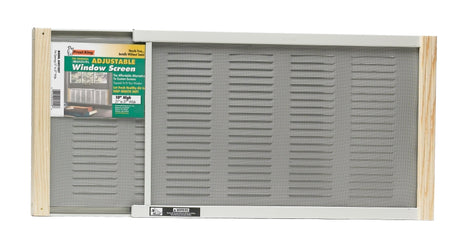 Frost King W.B. Marvin AWS1207 Window Screen, 10 in L, 21 to 37 in W, Aluminum