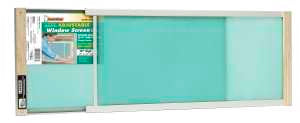 Frost King AWS1145 Window Screen, 25 to 45 in L, 10 in W, Aluminum/Polyethylene