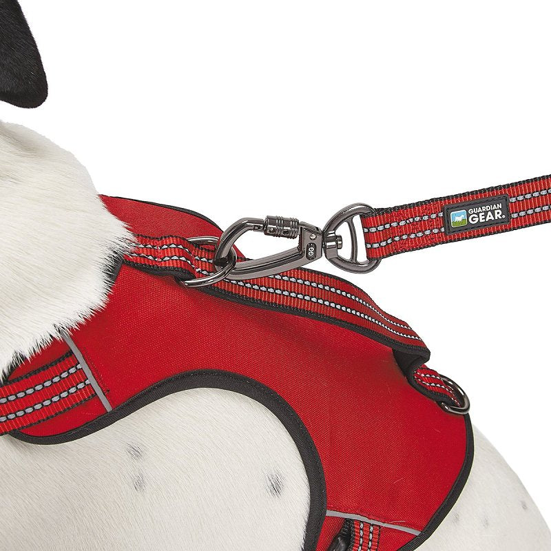 Guardian Gear ZA0031 10 83 Reflective Harness, 12 to 20 in, Fastening Method: O-Ring Strap, Nylon Harness, True Red