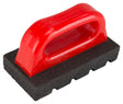 Vulcan 310813L Rubbing Brick, 1 in Thick Blade, Silicone Carbide Abrasive, Plastic Handle