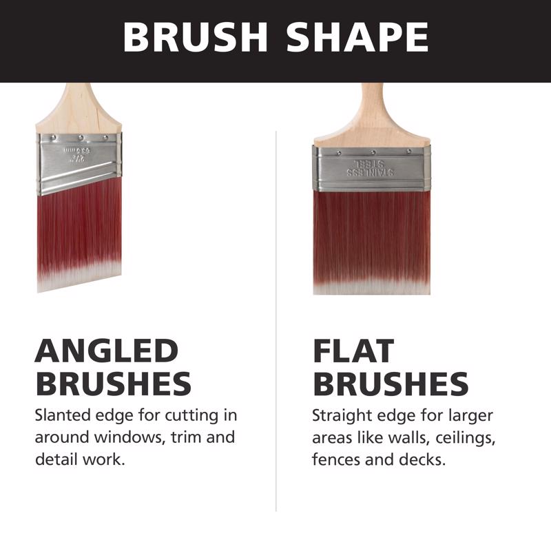 Bestt Liebco Master 2 in. Round Trim Paint Brush, Pack of 12